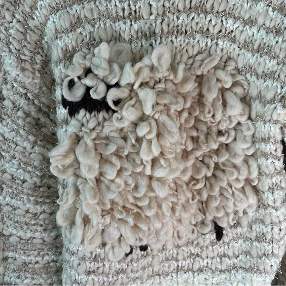 Free People Dream Of Sheep Textured Pullover Sweater SZ S - Picture 4 of 9